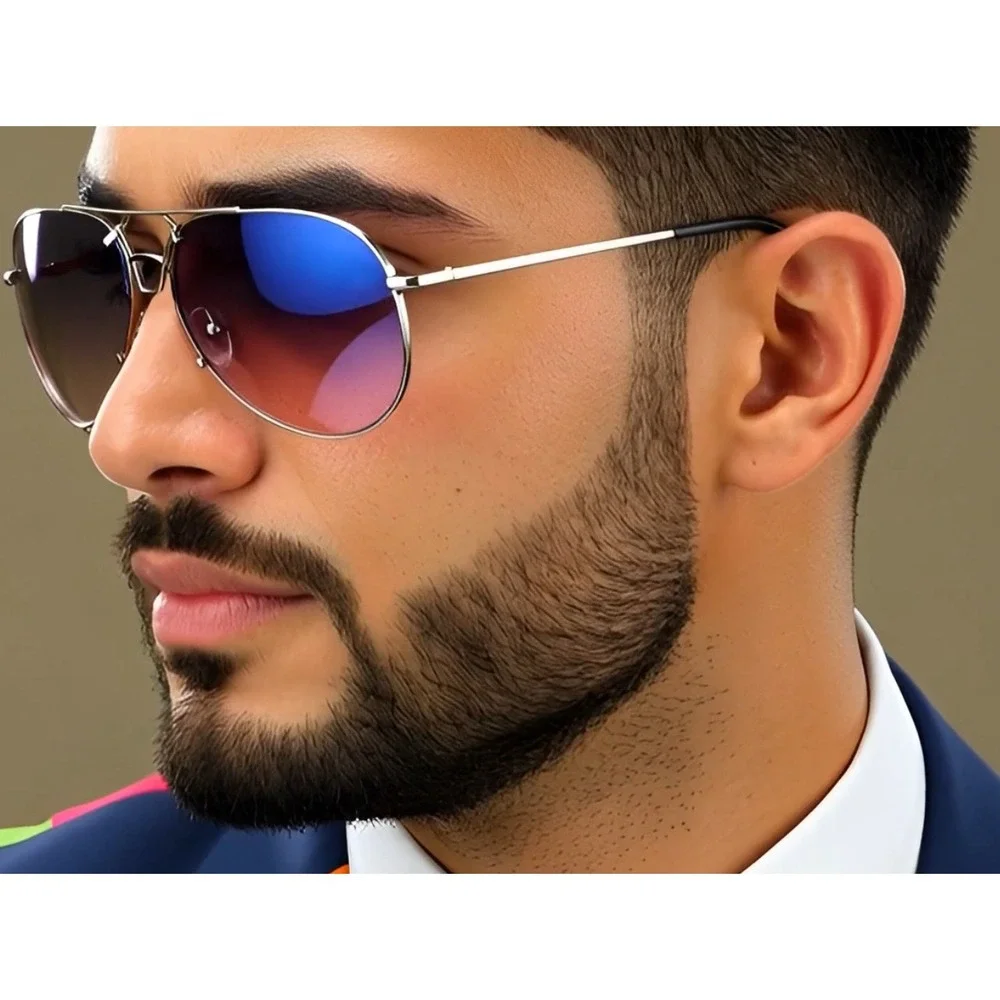 Mens Aviator Sunglasses Fashion Designer Retro Vintage Pilot Stylish Lentes 2026
